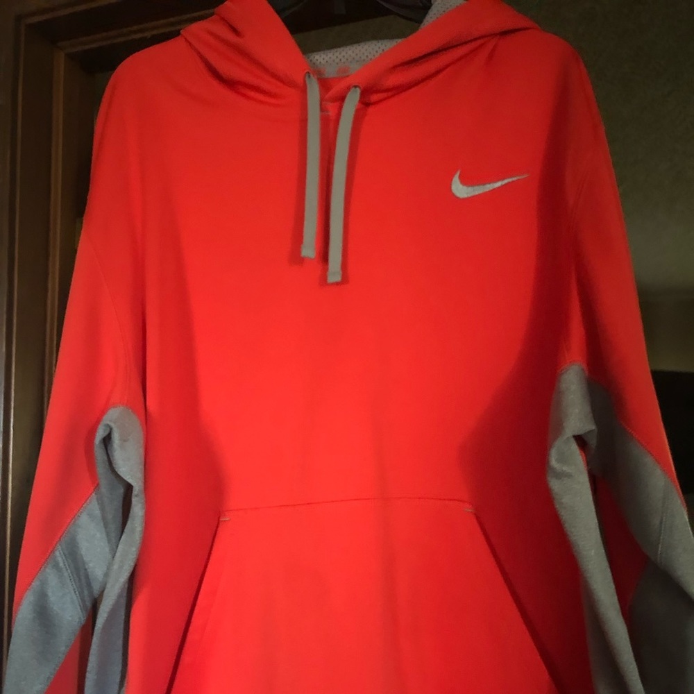 Orange Nike Therma-Fit Hoodie